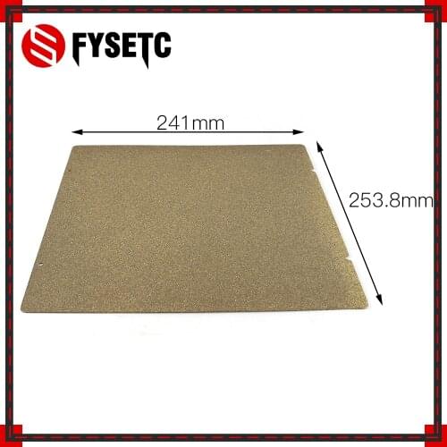 Prusa I3 MK3 MK52 Double Sided Textured PEI Spring Steel Sheet Powder Coated PEI Build Plate For Prusa i3 MK2.5S mk3 MK3S