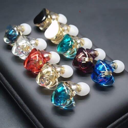 FENGRU Diy QZX-A1 Custom Made Resin Earphone HiFi Running Sport Headphone With MMCX Interface (Don't Including cable)