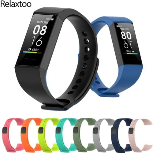 Orignal For Xiaomi Mi Band 4C Bracelet Silicone Strap For Redmi Smart Band Replacement Watchband Wrist Strap Correa Accessories
