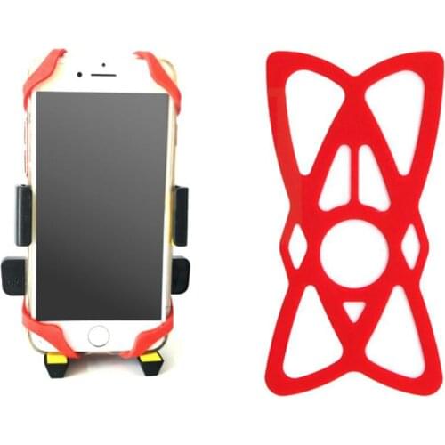 Mountain Bicycle Phone Holder Mount Mobile Phone Holders Stands Silicone Strap For iPhone Samsung HuaWei Xiaomi Realme