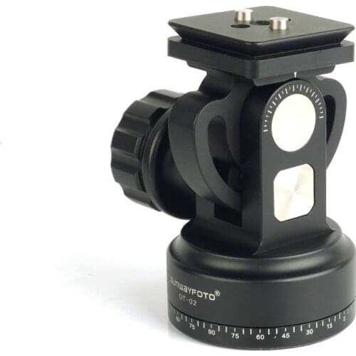 SUNWAYFOTO DT-02 Monopod Head For DSLR Camera Monopod Ballhead Professional Aluminum Monopod Ballhead Monopod Head