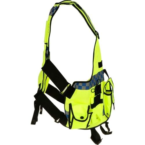 Reflective Vest Workwear High Visibility Day Night Running Cycle Jacket