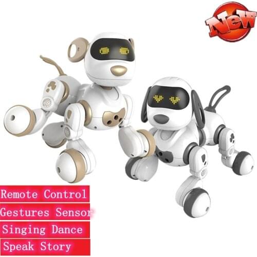 Intelligent Robot Dog Toy Can Talking Walk Singing Dancing Interactive Cute Puppy Electronic Pet Animal Model Play With Kid toys