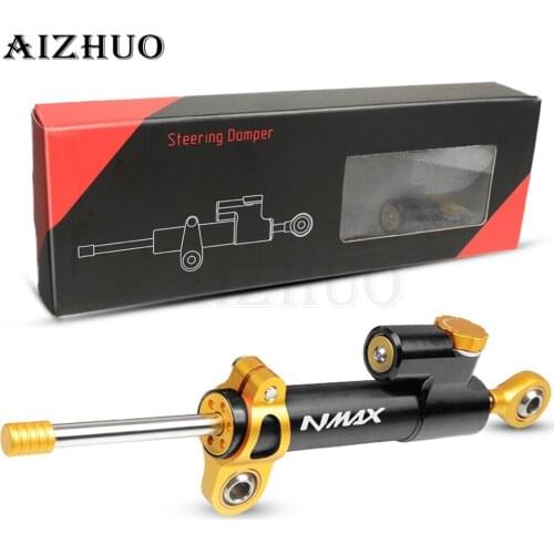 Universal Aluminum Motorcycle Damper Steering Stabilize Safety Control For YAMAHA NMAX155 NMAX155 NMAX125 NMAX 150 N-MAX 125 155