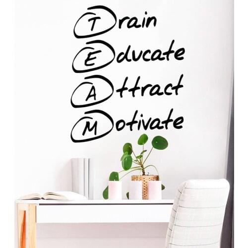 Diy team Art Sticker Waterproof Wall Stickers For Home Decor Living Room Bedroom Vinyl Art Decal