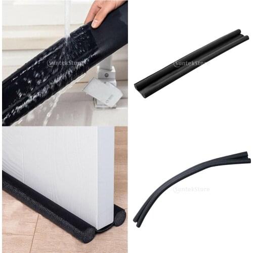 Waterproof EVA Foam Under Door Draught Noise Excluder Window Seal Draft Strip Twin Door Draft Stoppers Exterior Interior Doors