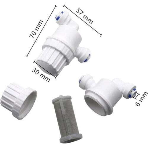 1Pcs 1/4" Garden Water Filter Quick Access Micro-filter Water Purifier Front Stainless Steel Mesh Filters Home Garden Connectors