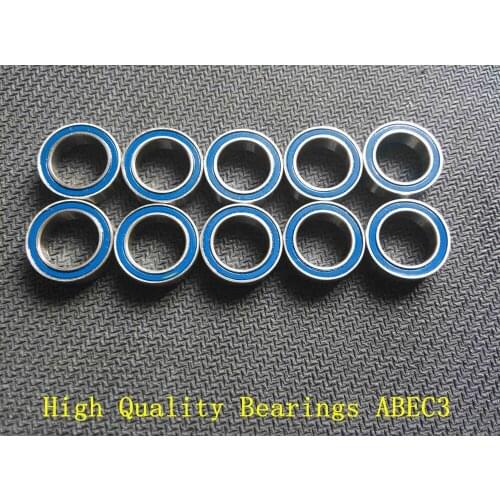 10PCS 8X12X3.5mm MR128 2RS 8x12x3.5 ABEC3 Blue Rubber Seals bearing Model bearing