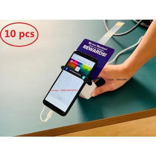 10 Pcs Mobile Retail Merchandising Security Solutions Cell Phone Alarm Exhibition Anti-Theft Display Holder With Clamp Gripper