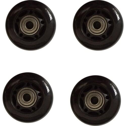 4Pcs Roller Skates Rubber Wheels Anti-Skid Mute Wear-Resistant Roller Skates Roller Skate Accessories