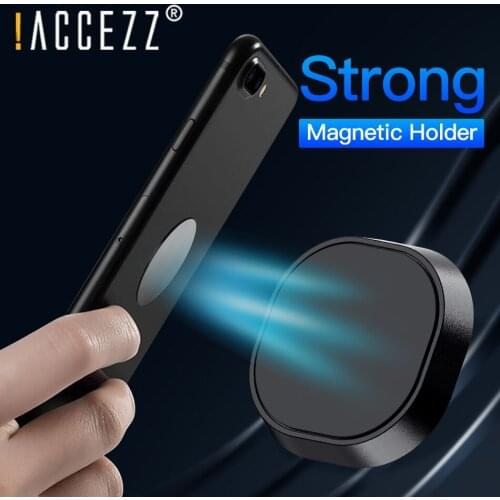 !ACCEZZ Mini Magnetic Phone Holder For Apple iPhone 11 Pro Max XS MAX XR Universal Magnet Wall Desk Dashboard Mount Holder Stand