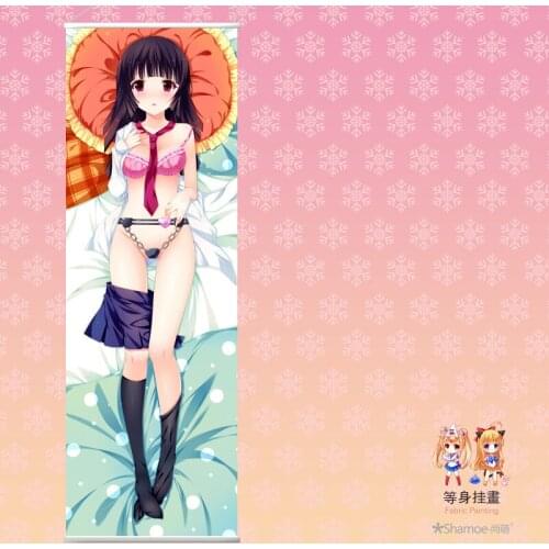 Anime ore no imouto ga konnani kawaii wake ga nai Peach Skin Velvet Rectangle Flat Wall Scroll Painting Poster Print 150*50cm