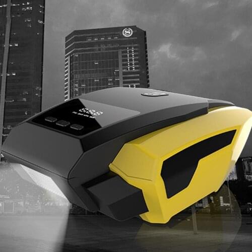 Car LED Digital Display DC 12 Volt Car Portable Air Compressor Pump 120W Car Air Compressor for Auto Car Motorcycles Bicycles