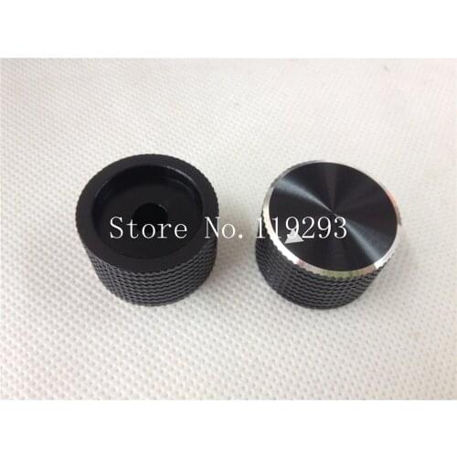[BELLA]All aluminum black knob cap holes were 6MM 6.4MM diameter 25MMX15MM--10pcs/lot
