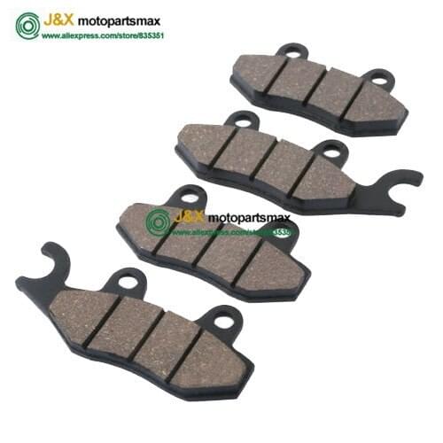 Free Shipping 4 Pcs Semi-Metallic Front Rear Brake pads pad For HONDA NSR 150 NSR150 2001-2003 02