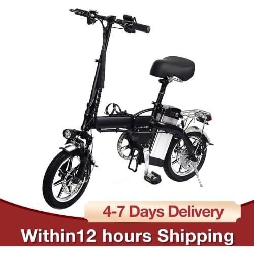 14 Inch Lithium Battery Bike Double-wheel Drive Electric Scooter 48V12Ah 350w High-speed Motor High Quality 35-50KM Battery