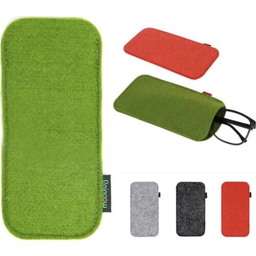 Felt Glasses storage bag Glasses Bag Glasses Case Soft Stylish Myopia glasses Beautiful Sunglasses N