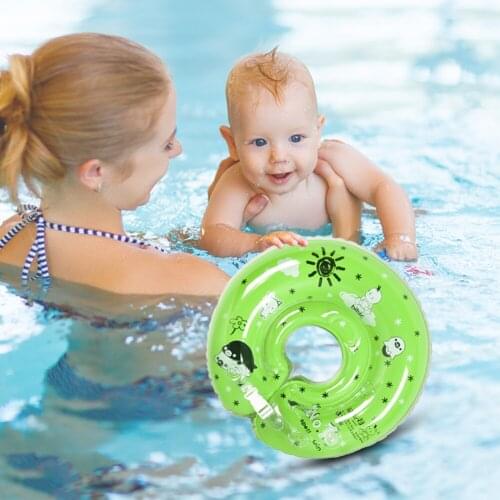 Newborn Neck Ring Safety Swimming Ring Inflatable Cushions Floating Rings Cute Float Circle Swim Protector Pool Water Game Toys