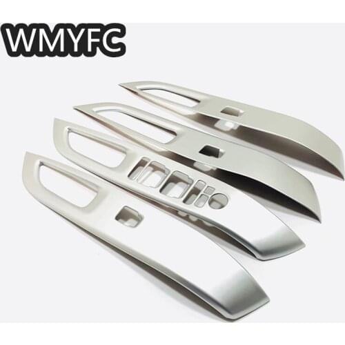 Door Window Glass Lift Switch Button Cover Inside Armrest Frame Panel Trims For Hyundai Tucson Tucson L NX4 2021 2022