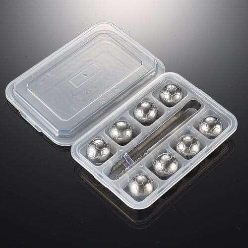 Kitchen Accessories, Reusable Stainless Steel Ice Cubes, Whiskey, Red Wine Cooling Stone, Keep Your Beverages Longer,Wine Cooler