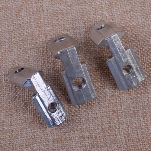 LETAOSK New 10pcs T Slot L-Shape Type Interior Joint Angle Bracket Corner Connector for 8/10mm Aluminum Extrusion