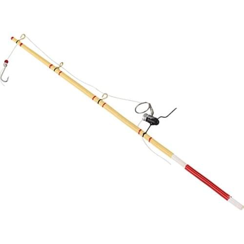 1/12 Ratio Toy House Miniature Fishing Rod Fishing Tool Model Toy Doll Doll House Decoration Accessories Children Doll House D