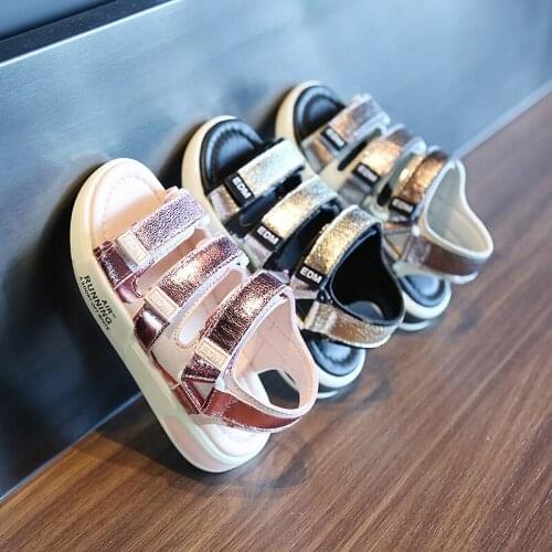 New 2021Childrens sandals kids shoes sandals girls shoes Girls Party Sandalias Sequin shoes Fashion sandals