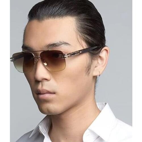 New Luxury Fashion Classic Mach Six Style Gradient SunglassesUV400 Cool Men Vintage Brand Design Sun Glasses 2021 Oculos De Sol