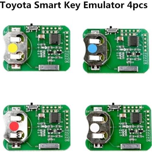 OBDSTAR Smart Key Simulator for T-oyota 4PCS Works with X300PRO4/X300DP/X300DP PLUS