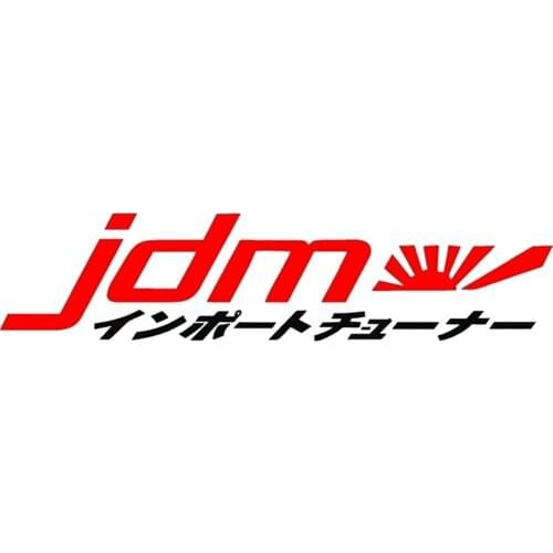 JDM Japanese Word Car Vehicle Body Window Reflective Decals Sticker Decoration автомобильные товары наклейки на авто Accessories