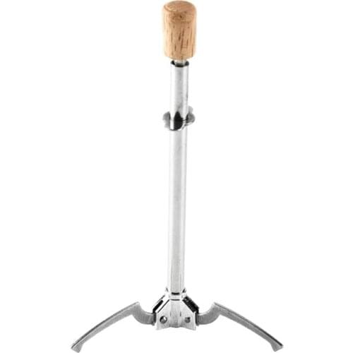 1pc Stainless Steel Multifunctional Ice Clip Clap Food Tong Triangle Shape Design