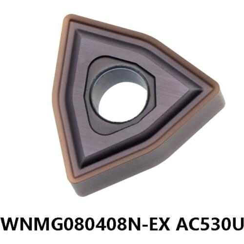 100% Original WNMG080408N-EX AC530U Carbide Inserts WNMG080408 N-EX WNMG 080408 WNMG0804 Lathe Cutter Lathe Cutter