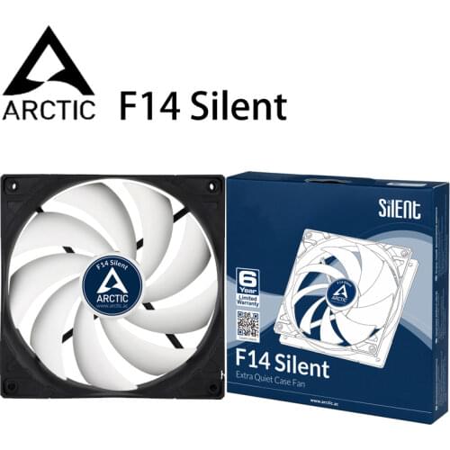 ARCTIC F14 Silent 14cm PC Case Fan 3pin Socket 800 RPM Cooling Fan 140MM CPU Radiator Cooler Two-way instal FDB Liquid Bearing