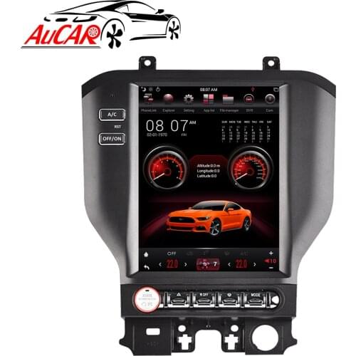 Tesla Android system Car radio GPS Navigation for For Ford Mustang 2015 2016 2017 2018 2019 Multimedia stereo Player head unit