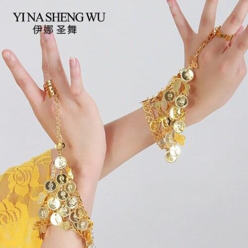 Dance Wear Bollywood Jewelry for Dance Bracelets 1 Pair Jewelry Set Indian Jewelry Accessories