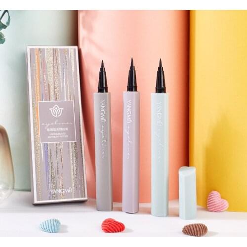 Quick-drying Eyeliner Liquid Waterproof and Sweat-proof Not Blooming Long-lasting Makeup Beginner Eyeliner Pencil