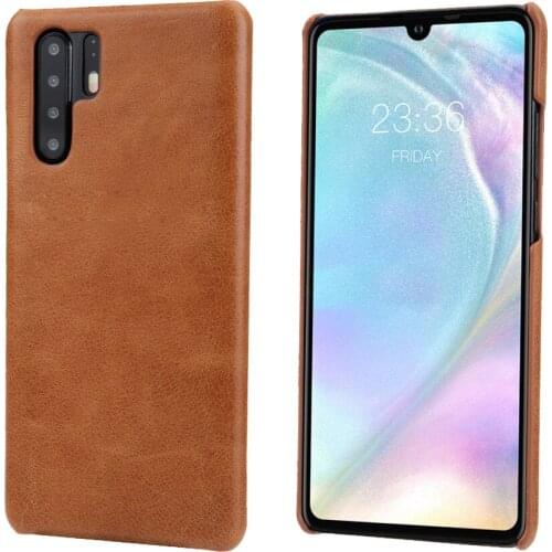 New For Huawei P30 Business Genuine Leather Back Cover Real Natural Calf Matte Cowhide Cow Skin Phone Case For Huawei P30 Pro