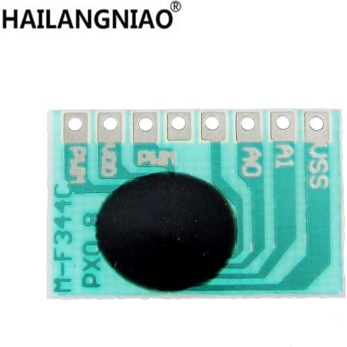 5PCS M-F344 12 Songs Buddhist Music Chip Sound Voice Playback Module Religion Amitabha Module IC 19*12mm