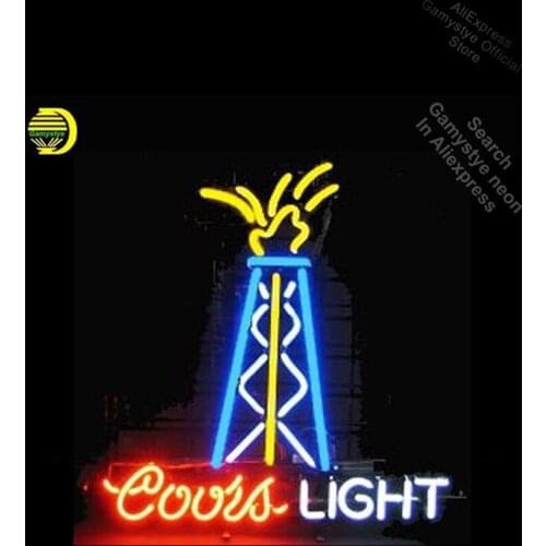 Coors Light Tower Neon Signs Handcrafted Neon Bulb Beer Bar Glass Personalized Custom Neon Sign Bar Neon Light Sign Cinema Sign