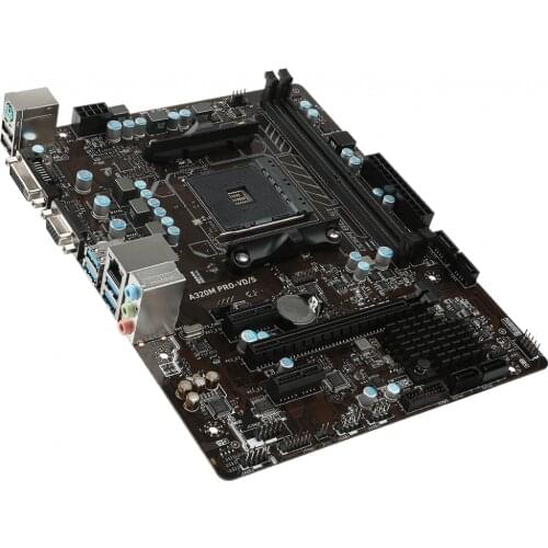 MSI A320M PRO-VD/S Motherboard DDR4 32GB Socket AM4 PCI-E 3.0 SATA III USB3.1 Micro ATX Intel used Motherboard