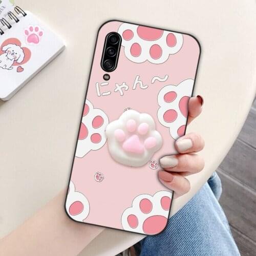 Squeeze Toy Phone Case For Samsung Galaxy A51 A52 A60 M40S A70 F62 A80 Finger Pinch Squishy Soft Cover For Samsung A90 A91 A81