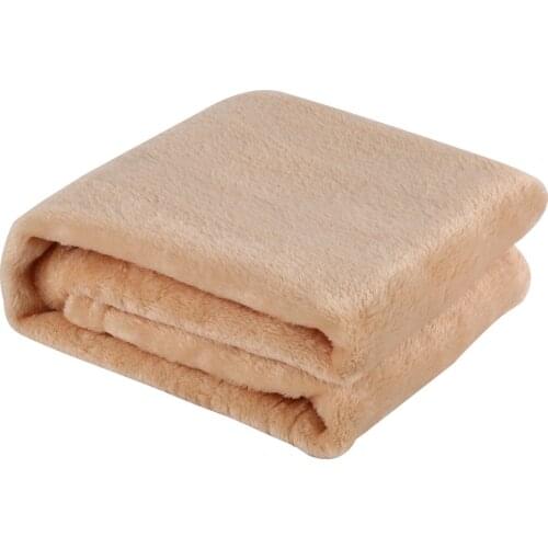 Soft and warm coral velvet blanket winter sheets bedspread sofa plaid fabric light mechanical washing flannel blanket Hot