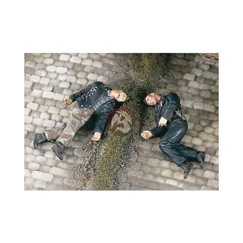 Resin soldier two-person kit model 1:35