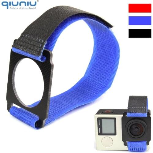 QIUNIU 3 Colors Fastener Strap Tie Wrap Strap for FPV Gimbal Mount PTZ For GoPro Hero 4 3+ 3 Camera For GoPro Accessories