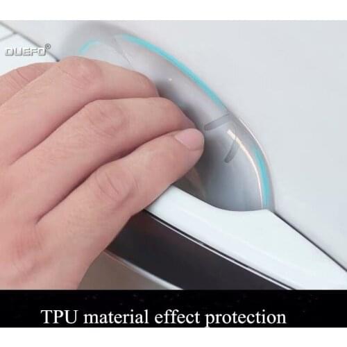 TPU sticker Car Door Handle Scratches Protection Stickers for Benz w203 w204 w205 w210 w211 w213 gla glc glk GLS Accessories