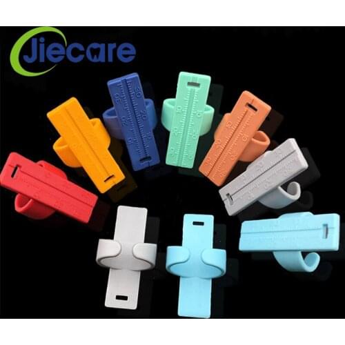 1 PC Dental Instruments Dental Colorful Endo Finger Rulers Span Measure Scale Endodontic Finger Ruler Measurement Scale Gauge