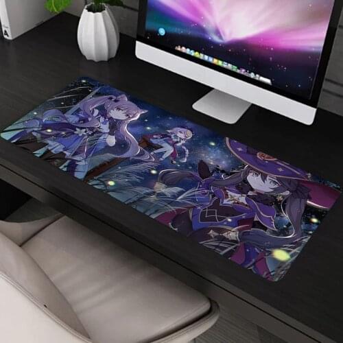 Genshin Impact Mousepad Pad Mouse Xxl Varmilo Pads Kawaii Gamer Hot Gaming Accessories Desk Rug Carpet Pc Complete Keyboard Mat