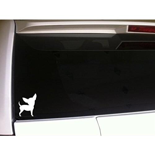 Chihuahua Silhouette Vinyl Sticker Decal *G75 Animals Pets K9 Dogs Puppies Love Canine 15cm