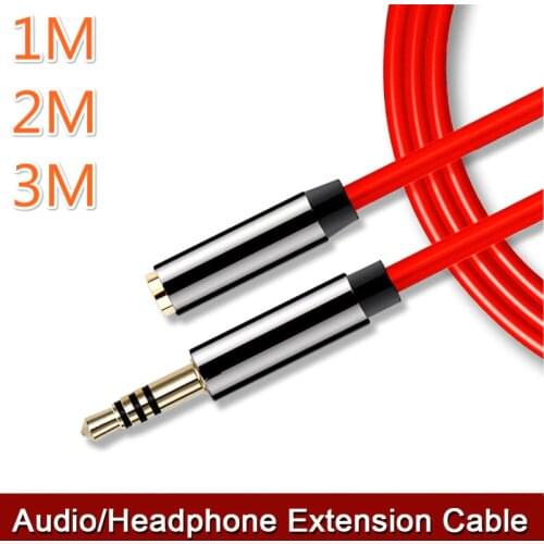 1M 2M 3M Audio Cable 3.5mm Stereo Audio Cable Aux Extension Aux Jack To 3.5mm Audio Adapter Converter For Headphone Phone TXTB1