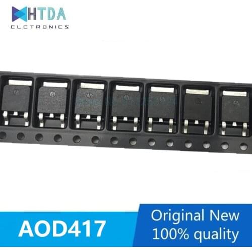 10pcs/lot AOD417 MOS 25A 30V TO252 D417 In Stock